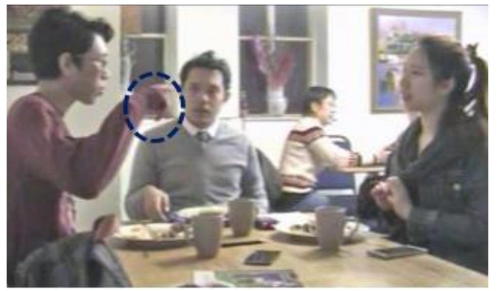 Figure 8.11: Handwriting in mid-air using index finger 