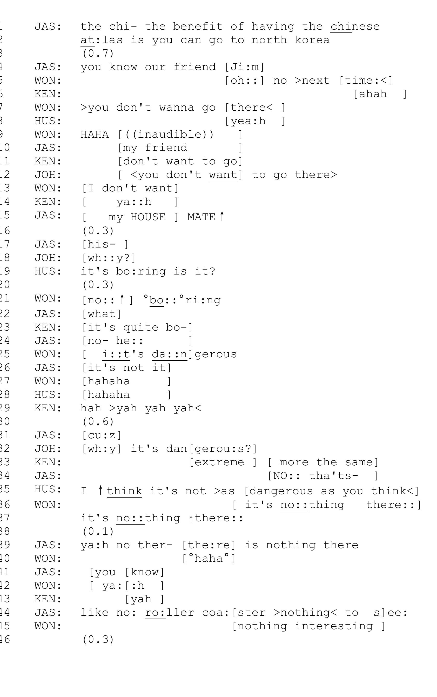 Full Transcription: North Korea (Schism) 