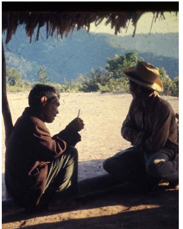 Figure 2a. Tio-tio painted by Jesus (collected by Alex and Nelly Lhermillier 26.6.1976). 