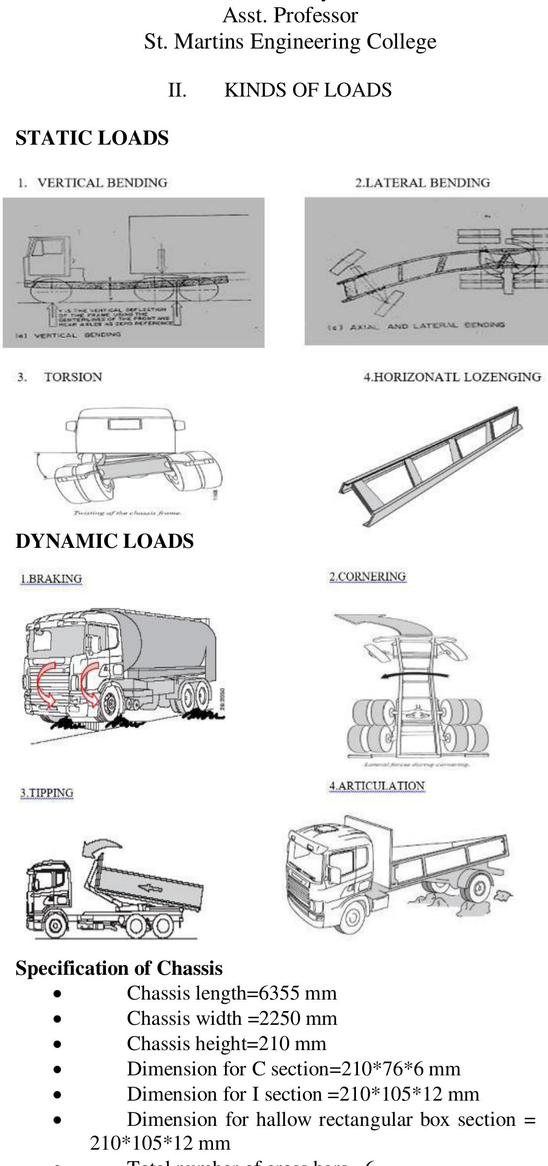 (PDF) Design and Analysis of Truck Chassis