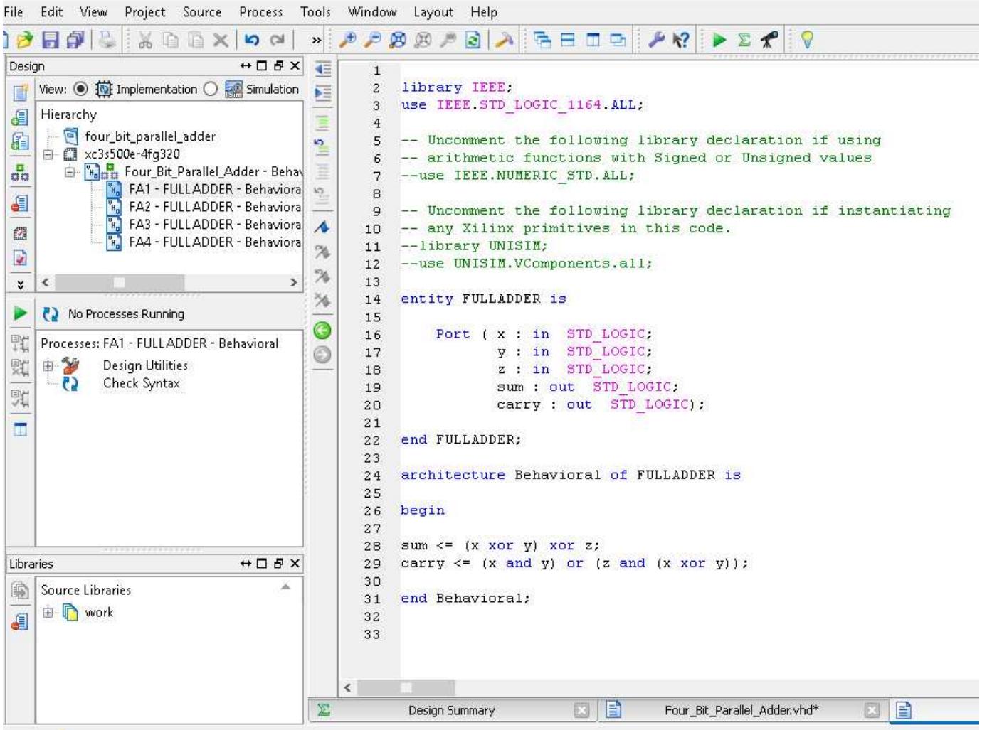 (PDF) DESIGN AND IMPLEMENTATION OF AN FPGA BASED 4-BIT PARALLEL ADDER ...