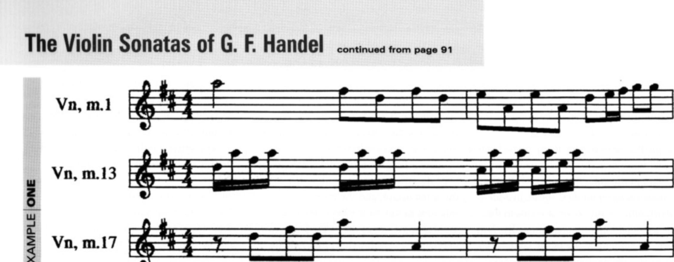 (PDF) The Violin Sonatas of G. F. Handel: Clarifying the Confusion and ...