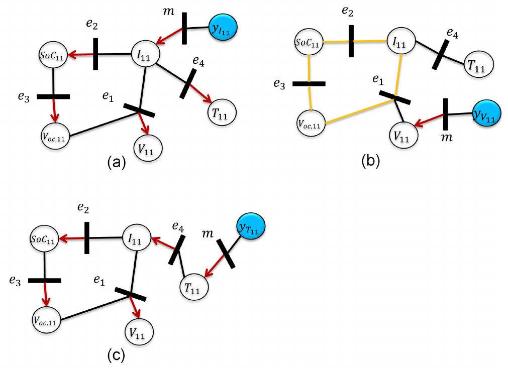Oriented structural graph of a single cell (a) with one