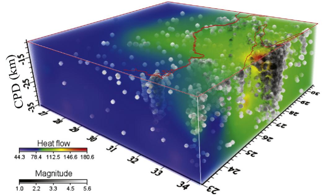(PDF) Curie point depth, heat flow and geothermal gradient maps of ...