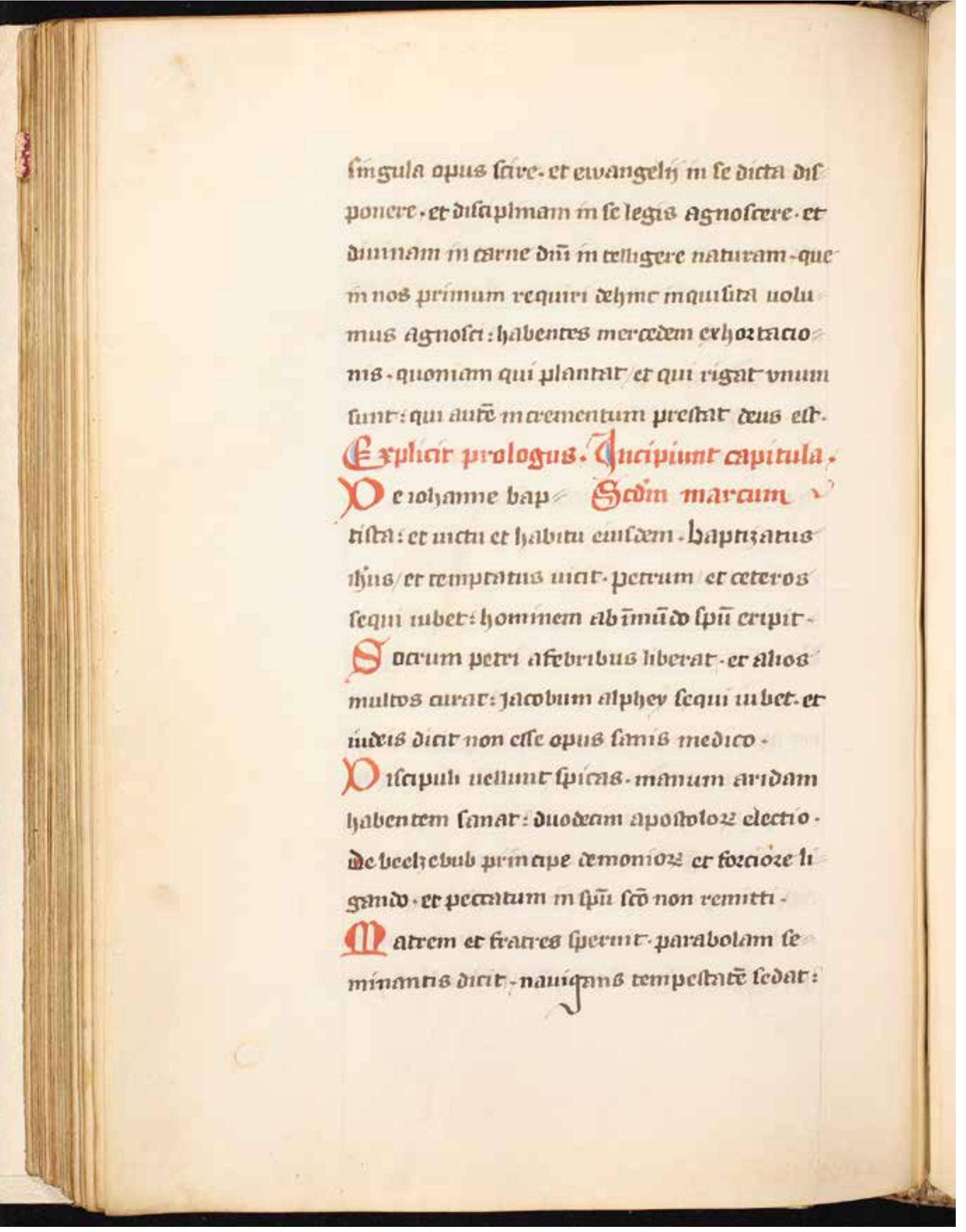 Fig. 6: Added late medieval beginning of the capitula (Mark), Gospel Book, Reichenau, ¢.1020, Stadtbibliothek im Bildungscampus Niirnberg, Cent. IV,4, fol. 75 