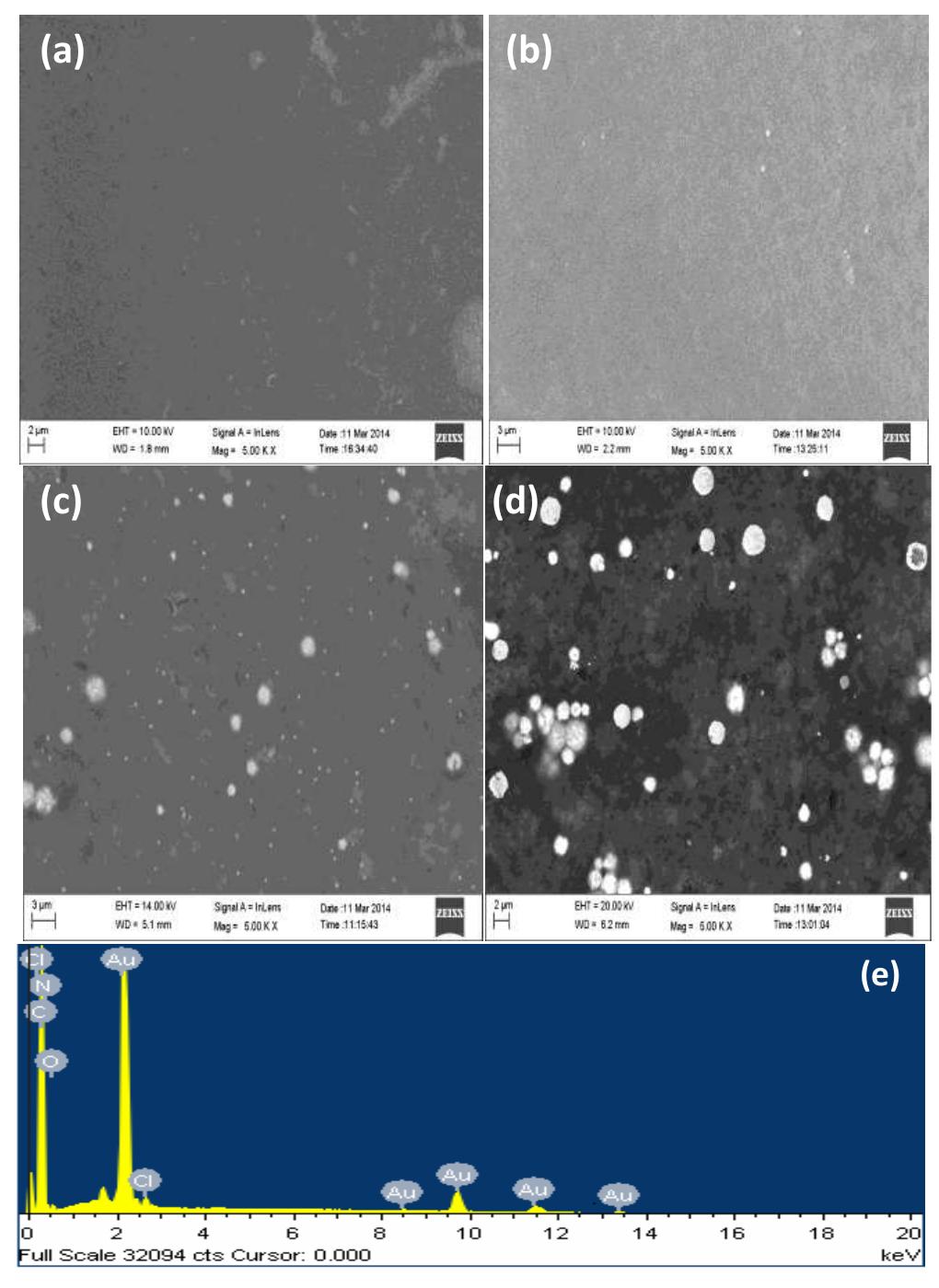 Fani Number Ihe sem images of fani and fani/au composite materials are