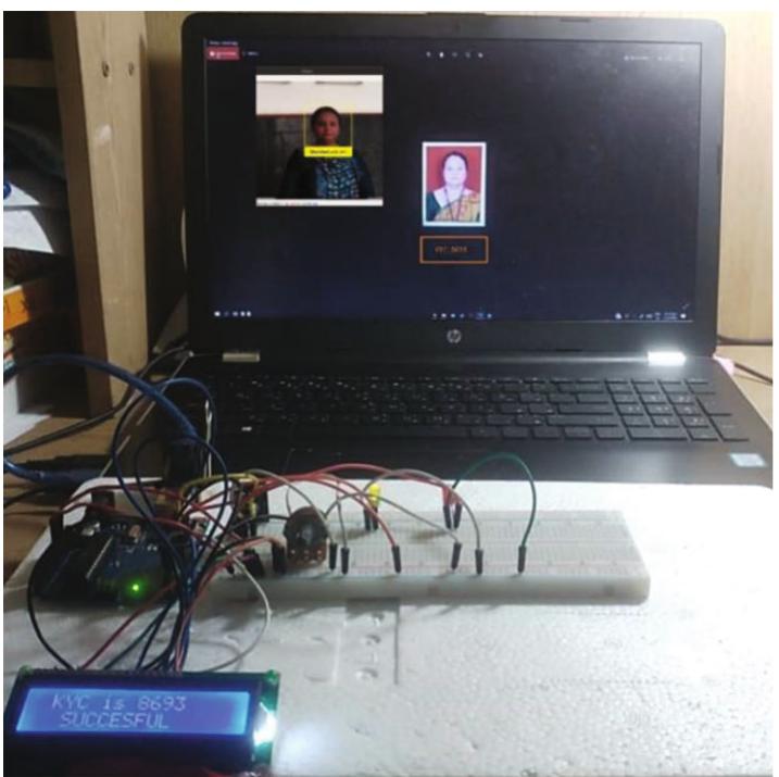 Ficure 13: Matched KYC image number 8693 with terminal display. 