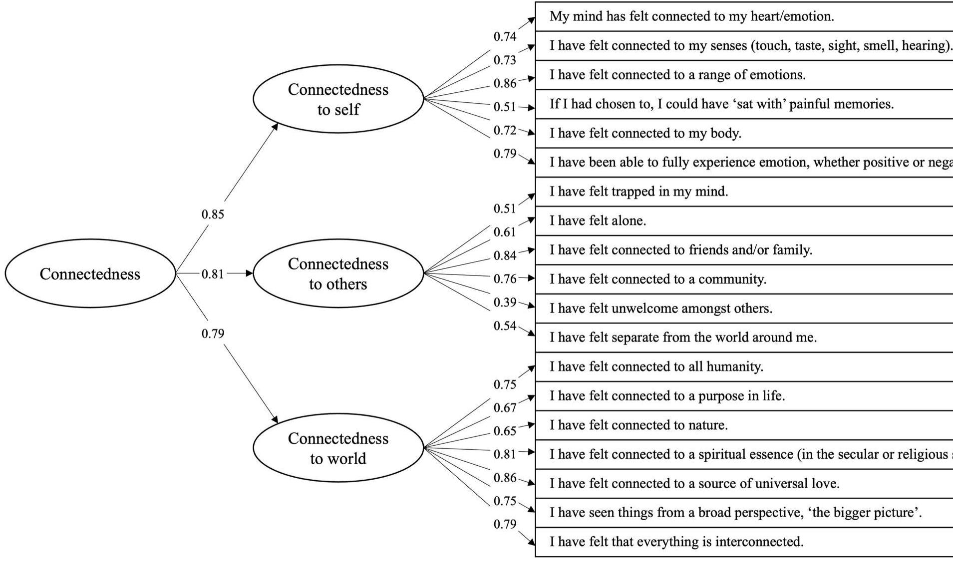 (PDF) The Watts Connectedness Scale: a new scale for measuring a sense ...