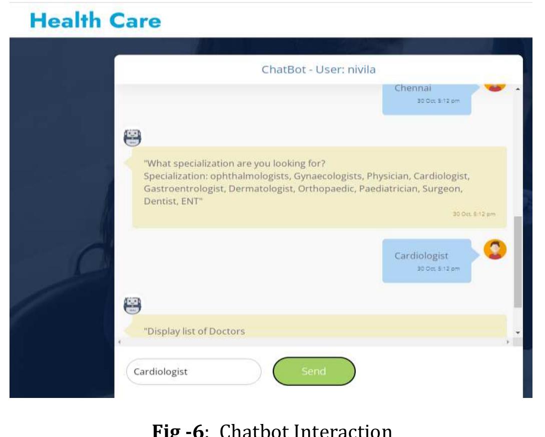 Figure 9 - Design of Chatbot using Deep Learning