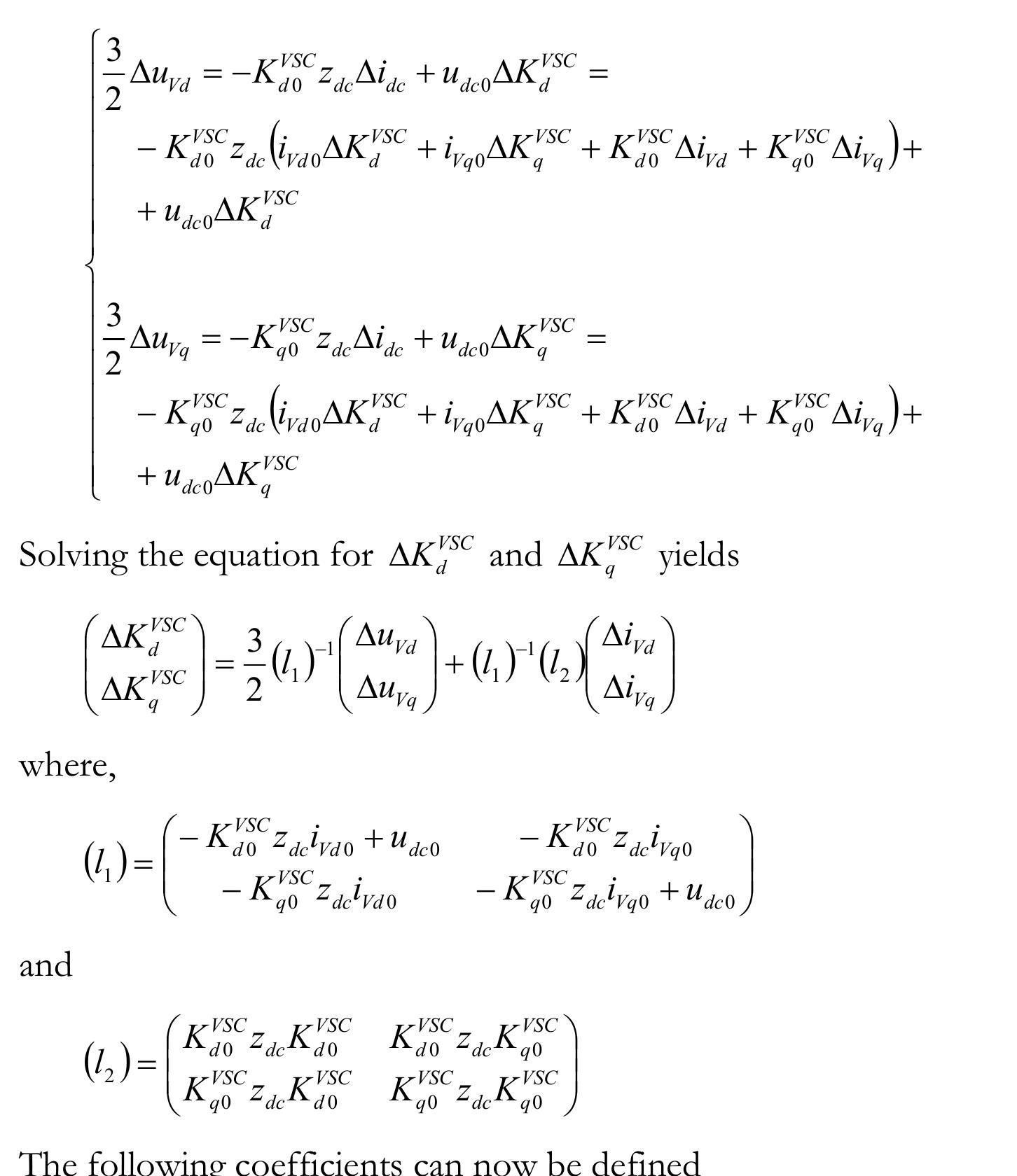 Figure 118 - Modelling and control of a line-commutated HVDC