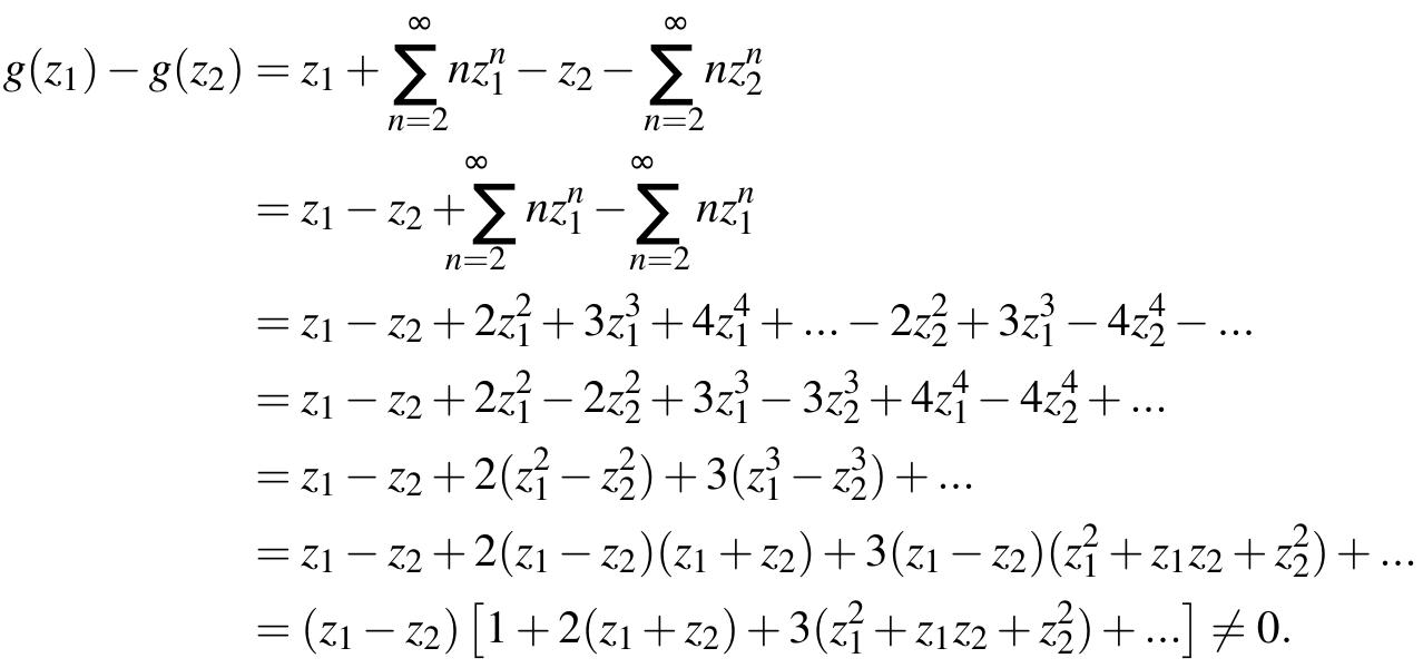 Univalent Function (PDF) On the algebraic properties of the univalent functions in class S