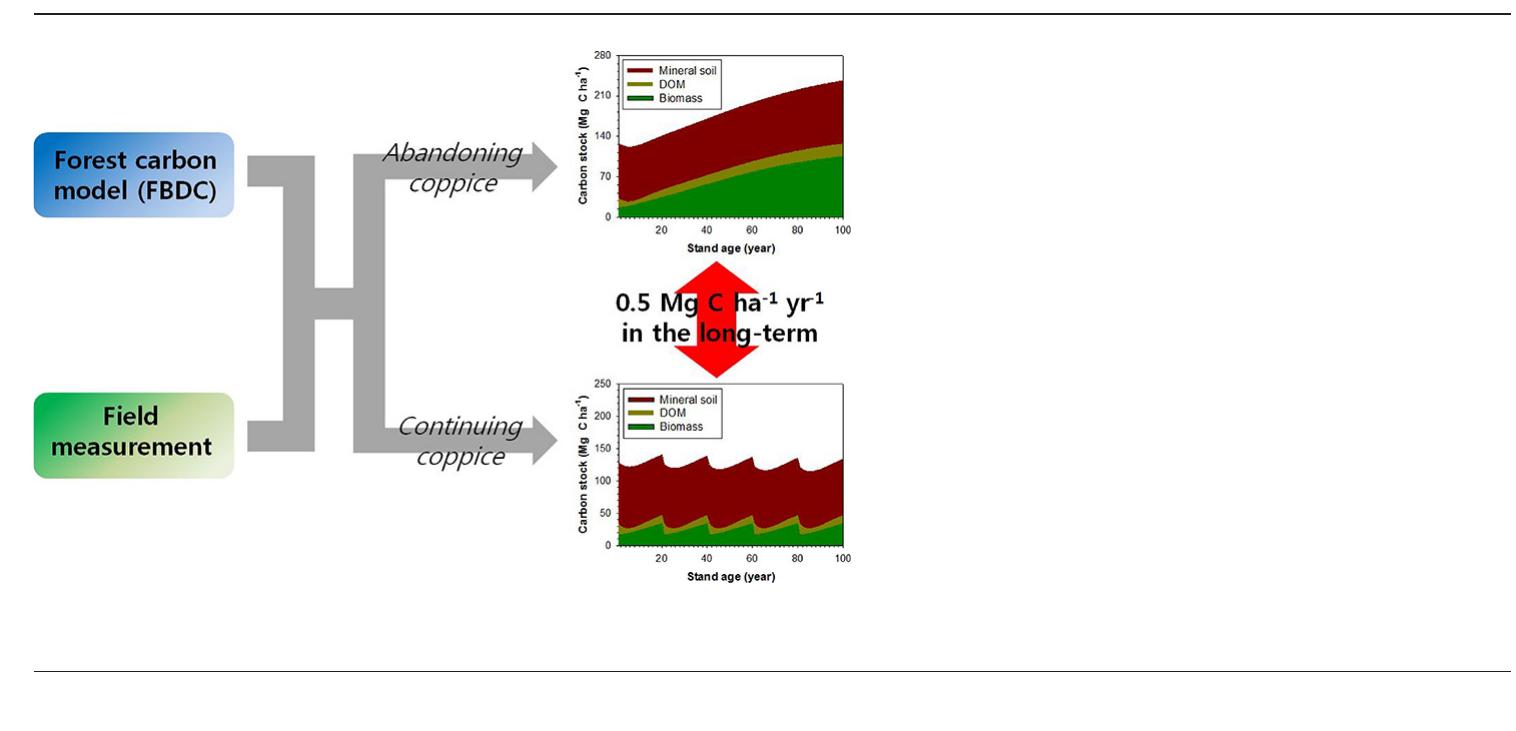 (PDF) Estimating the effect of abandoning coppice management on carbon ...