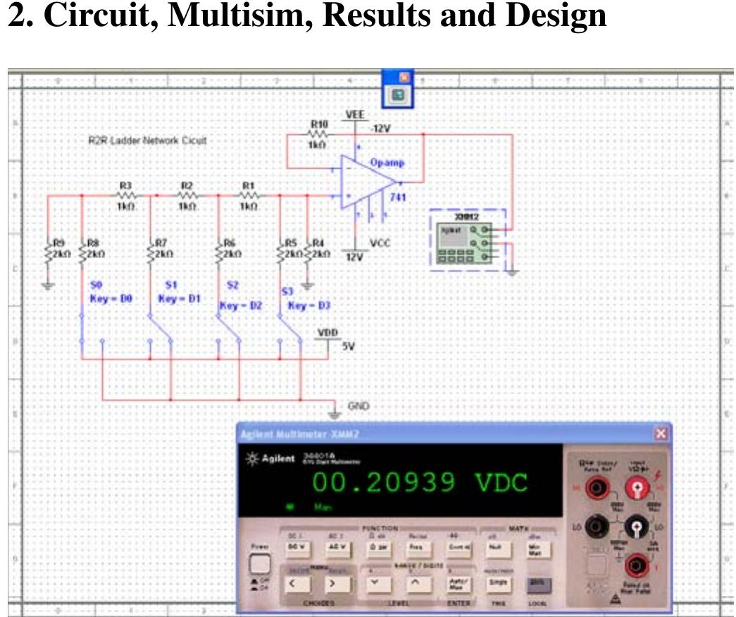 Figure 4 - from Study of R 2 R 4-Bit and 8-Bit DAC Circuit