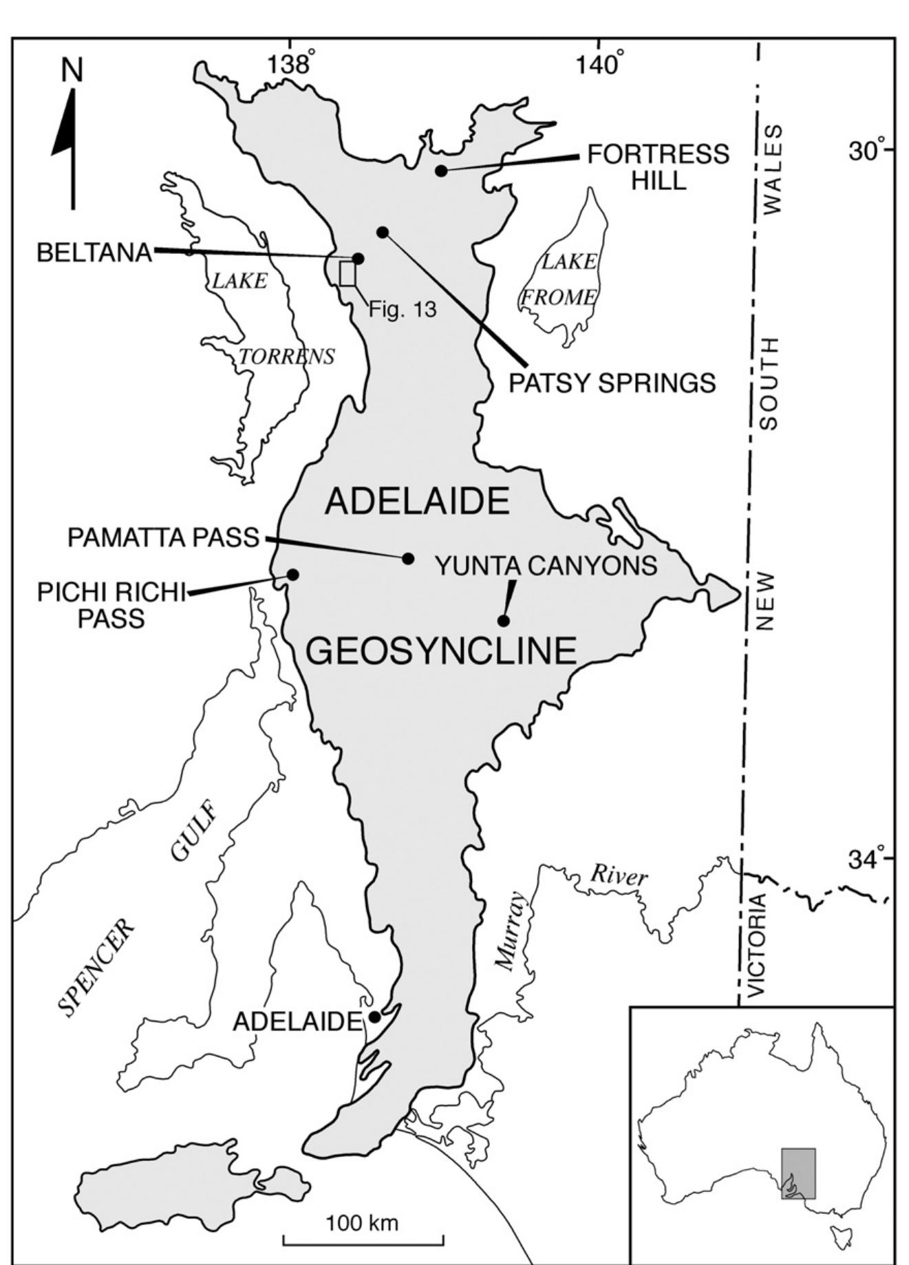 Yunta Map Geological map of patsy springs canyon. based on mapping