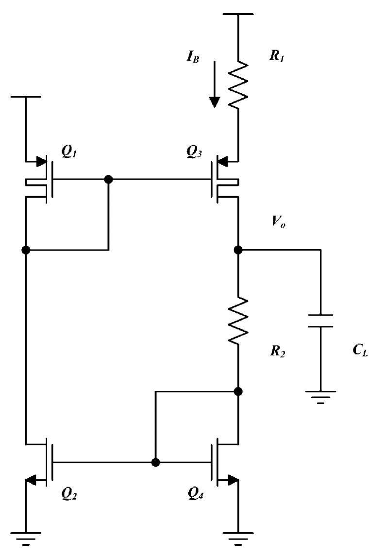 Voltage reference circuit. the proposed topology for the