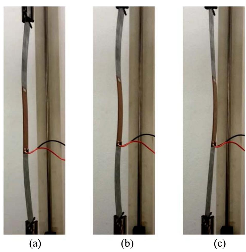 Straddle Beam Pick Module Configurations of the smart beam in experiment: (a) first