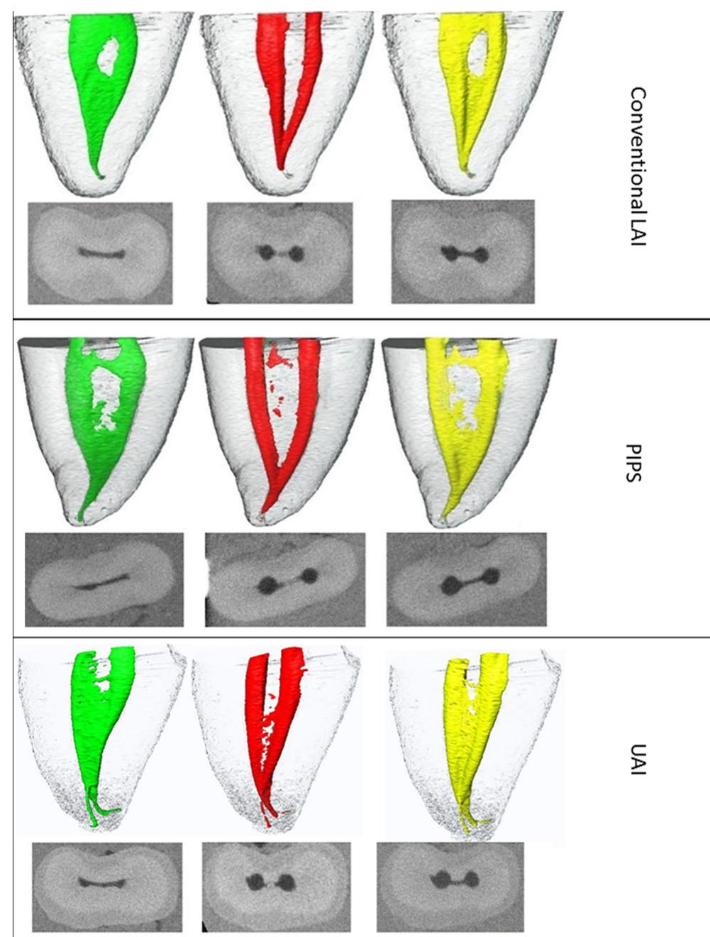 Representative 3d reconstructions of uct scans of samples