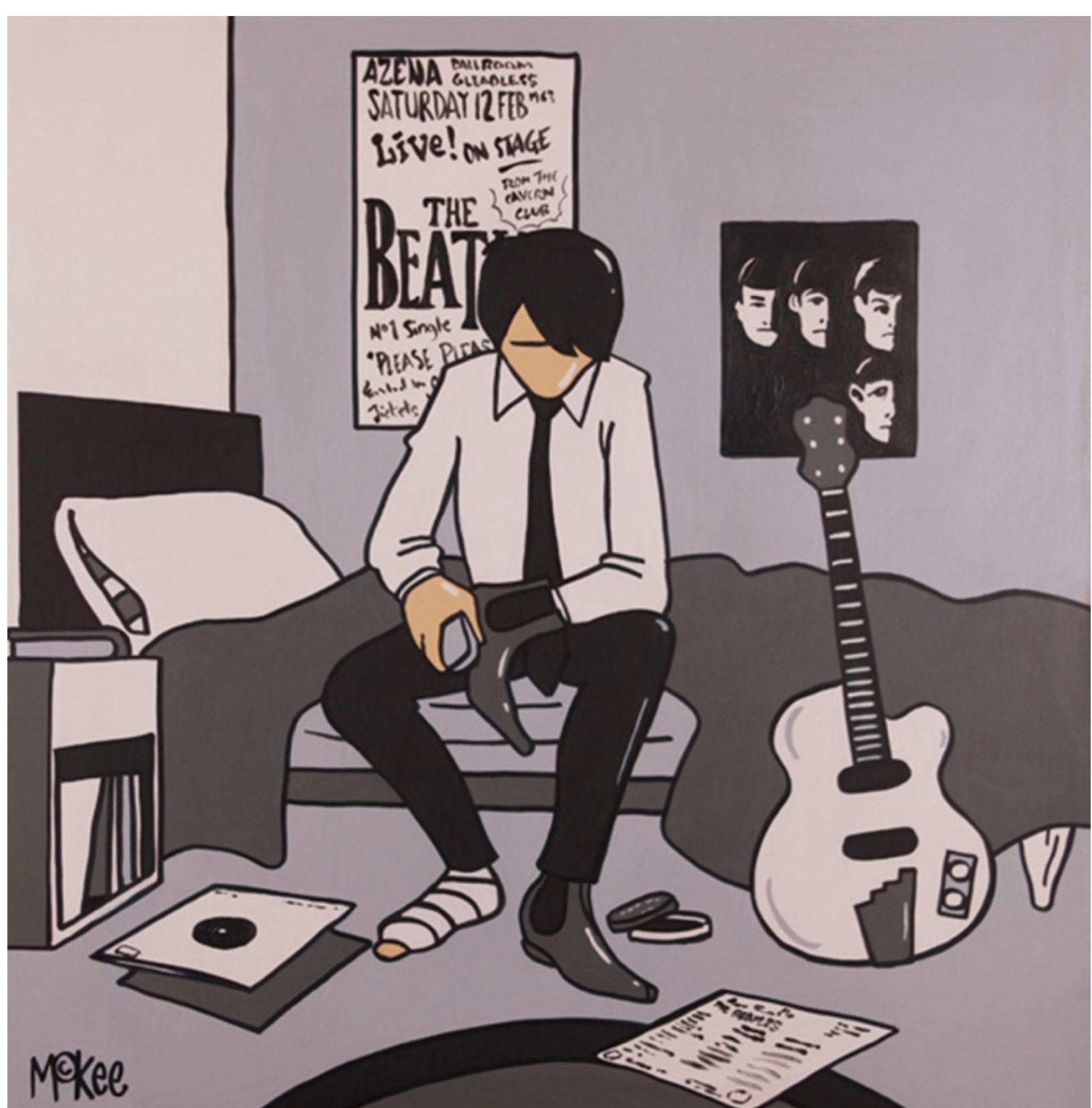 Fig.6.27: Booty and the Beat, 2010, limited edition screen print by Pete McKee. Image courtesy of Pete McKee. 