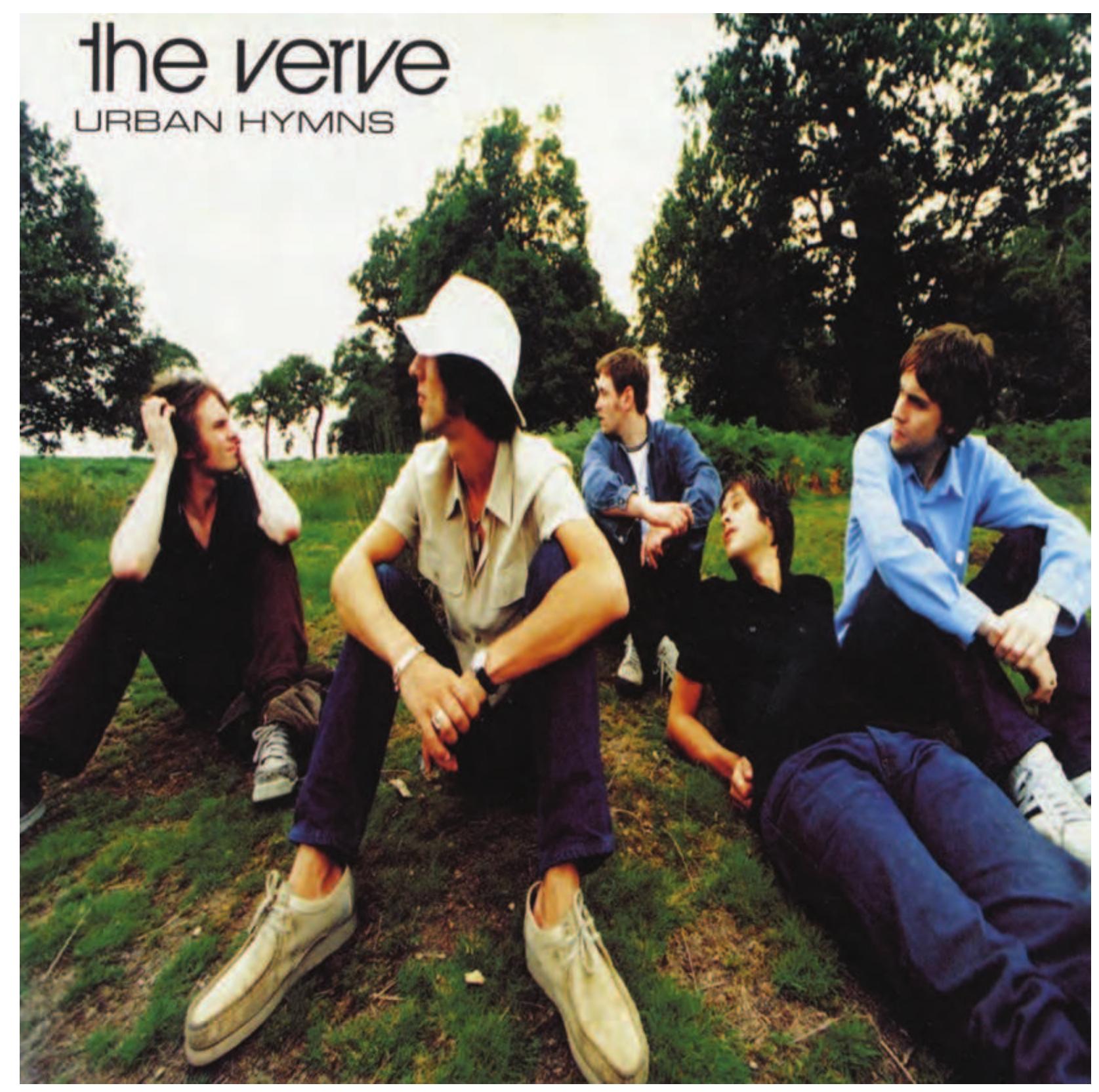 Figure 1: Richard Ashcroft wearing Clarks Wallabees on the front cover of The Verve’s 1997 album Urban Hymns. Image courtesy of Virgin EMI 