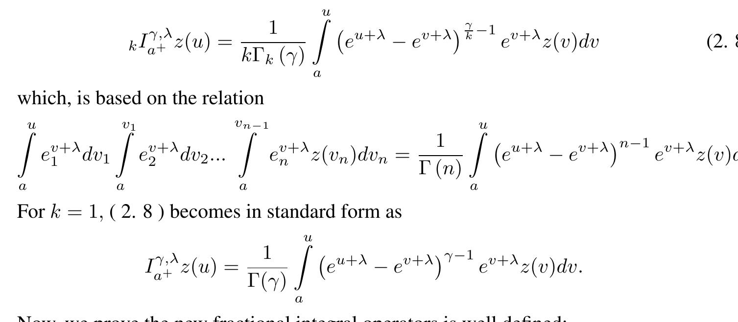 (PDF) A New k-Fractional Integral Operators and their Applications