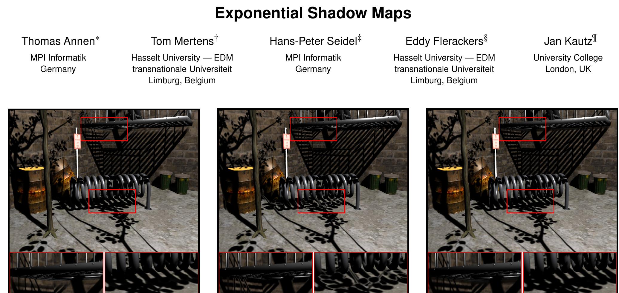 Figure 1 - from Exponential shadow maps
