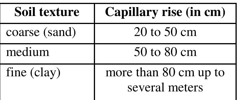 (PDF) Extent of Capillary Rise in Sands and Silts