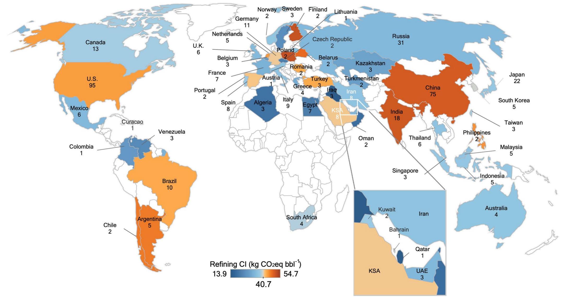 (PDF) Carbon intensity of global crude oil refining and mitigation ...