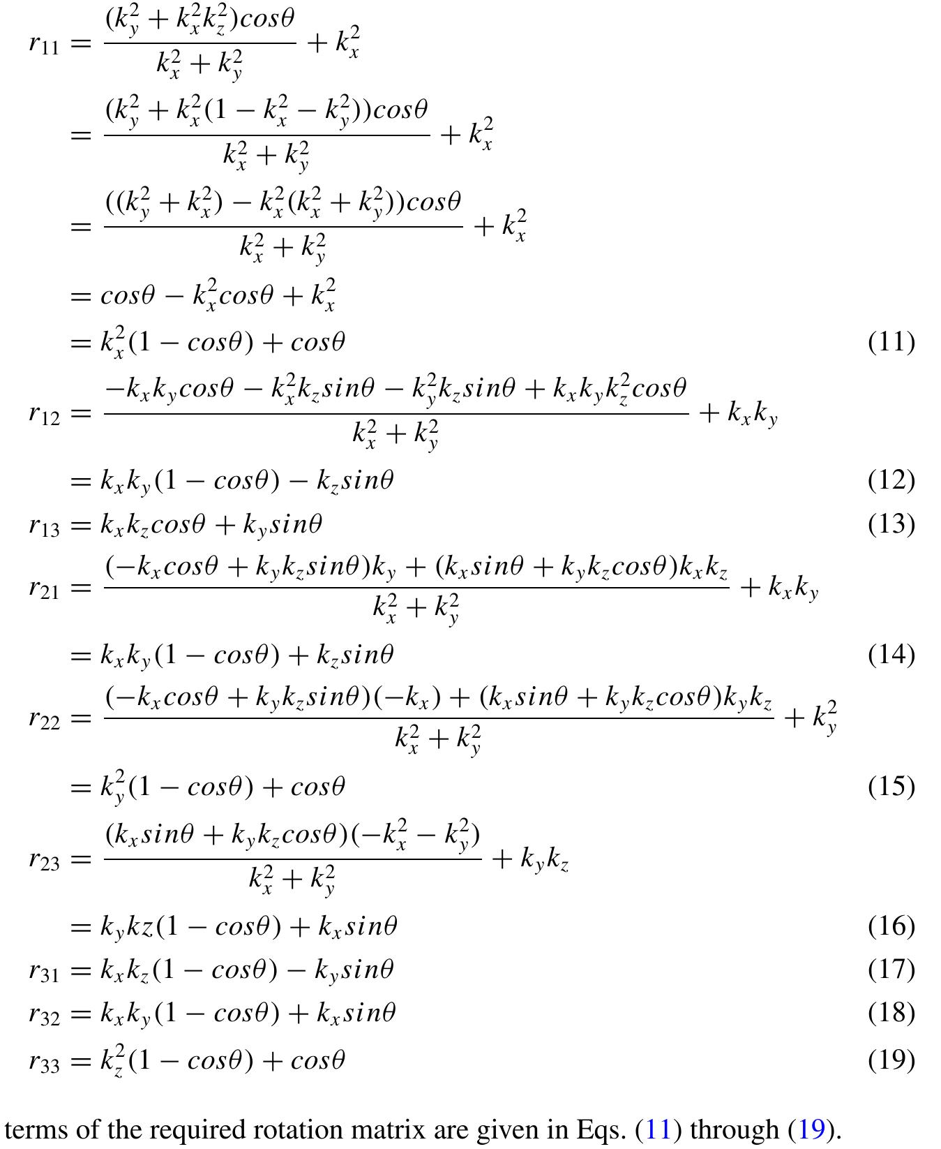 (PDF) Derivation of the Rotation Matrix for an Axis-Angle Rotation ...