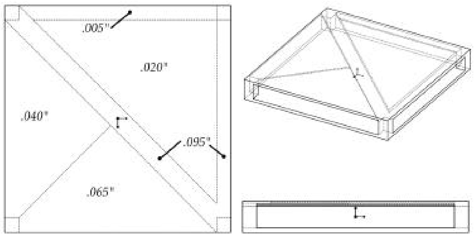 Figure 2. Duraform test panel 1. 