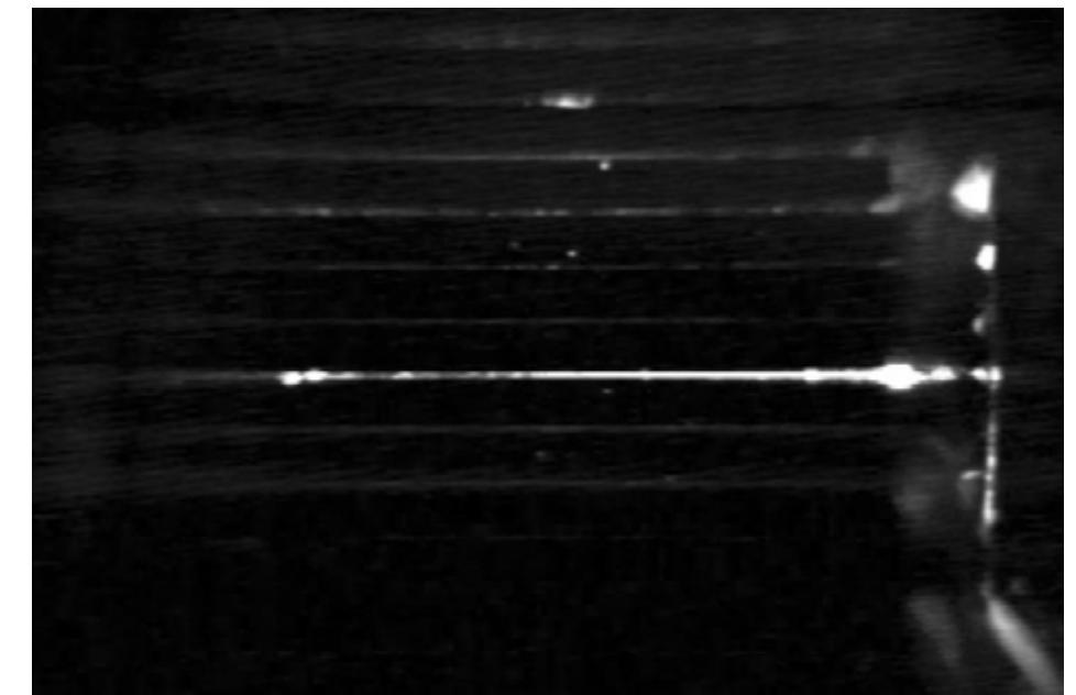 Figure 7. Top view of end-fire coupling 