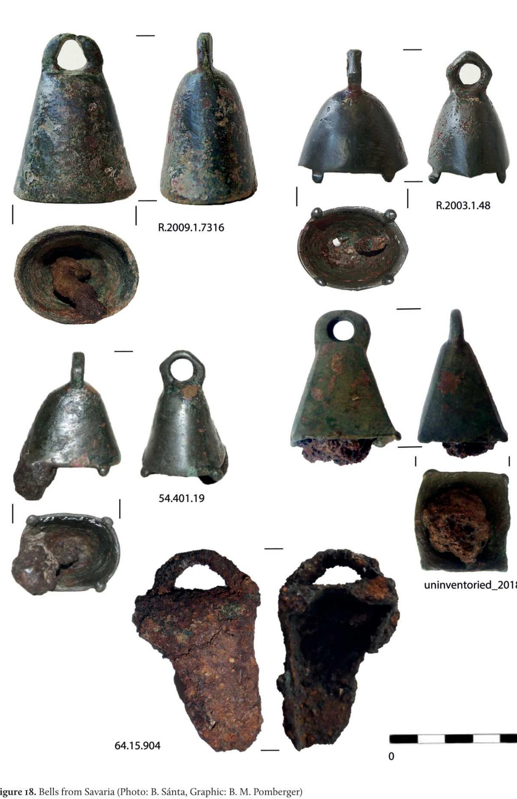 18. dbra. Csengok. Savaria (Fénykép: Santa B., Rajz: B. M. Pomberger) 