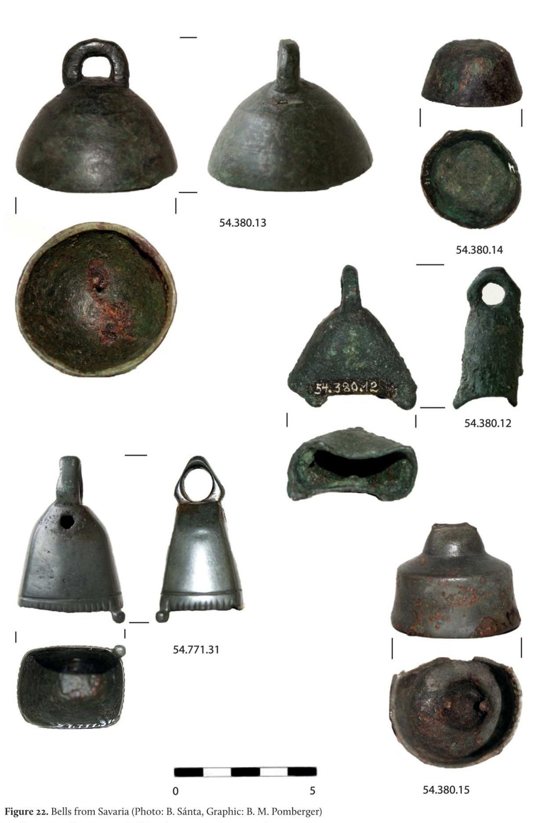2. abra. Csengék. Savaria (Fénykép: Santa B., Rajz: B. M. Pomberger) 