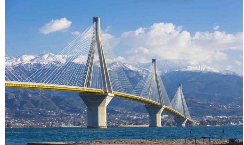 Suspension bridges the suspension of this bridge looks very