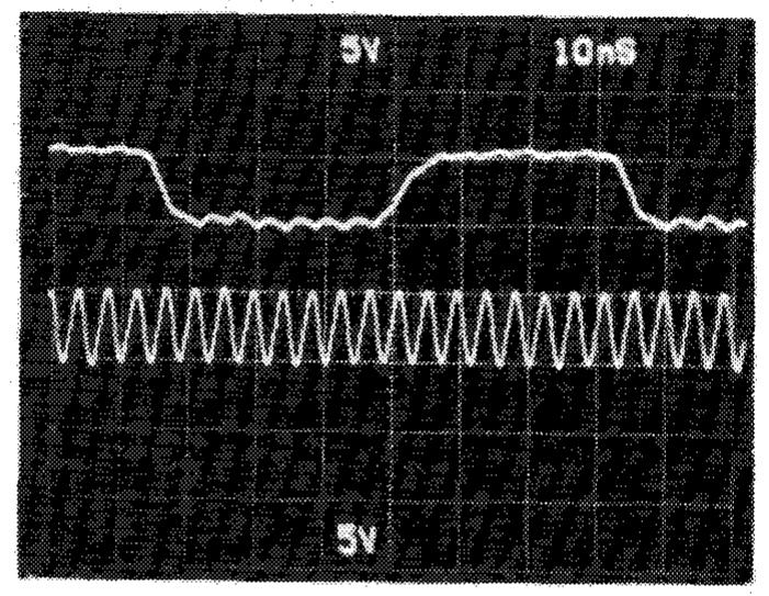 Photograph of input and output waveforms. fig. 23. layout