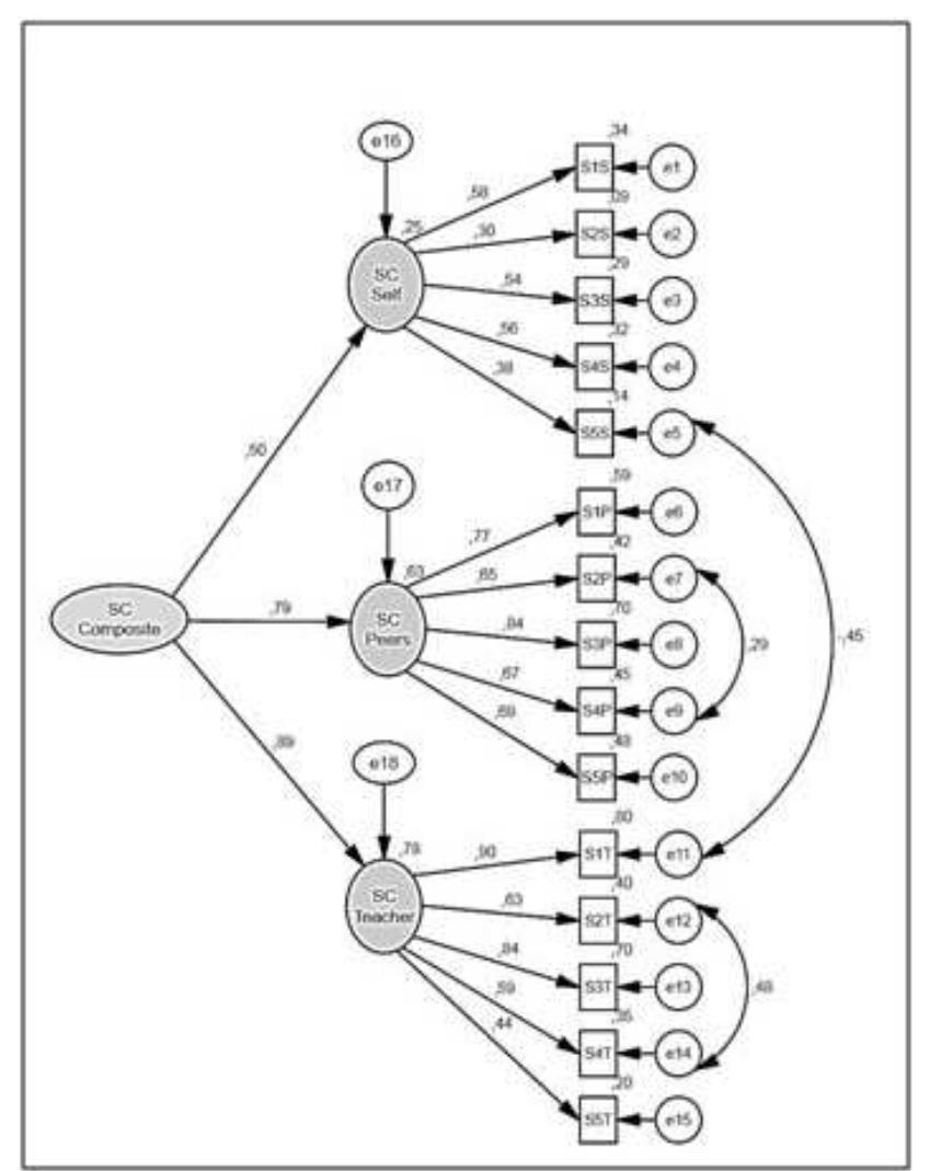 teacher’s evaluation; this situation is related to pro-social behavior in the context academic tasks, showing us that this two sources consider different relevant aspects for the successful accomplishment of this situation. It may be possible that children find more relevant to use friendship skills and teacher academic skills for being able to help other classmates with difficulties in academic tasks. 