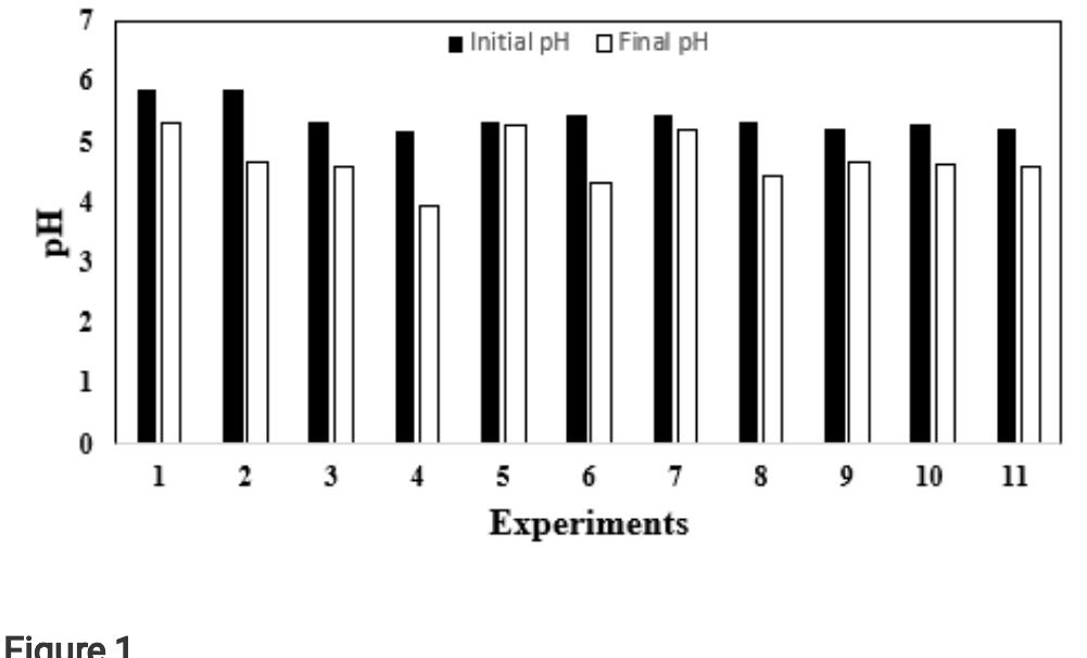 S initial and final ph of the fermentation process