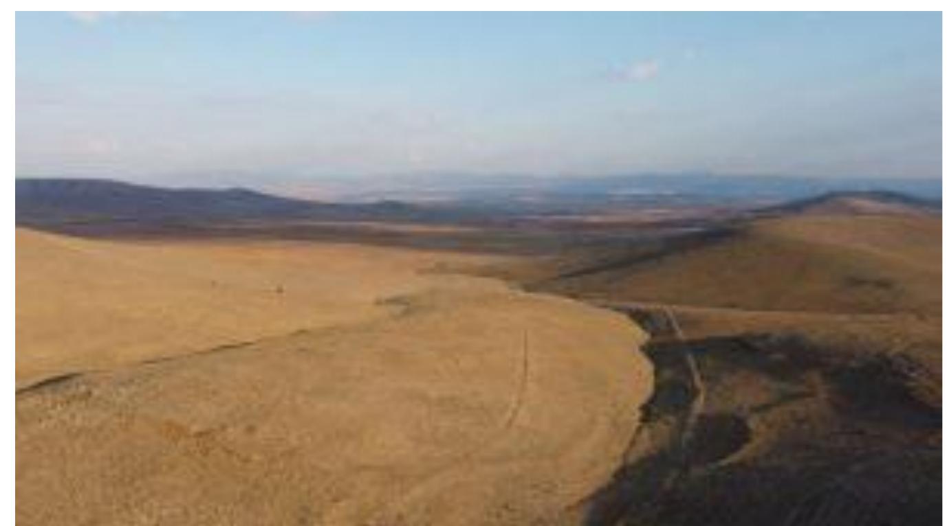 To this day, the Turkish landscape has not been urbanized. People still live concentrated in very specific places. 