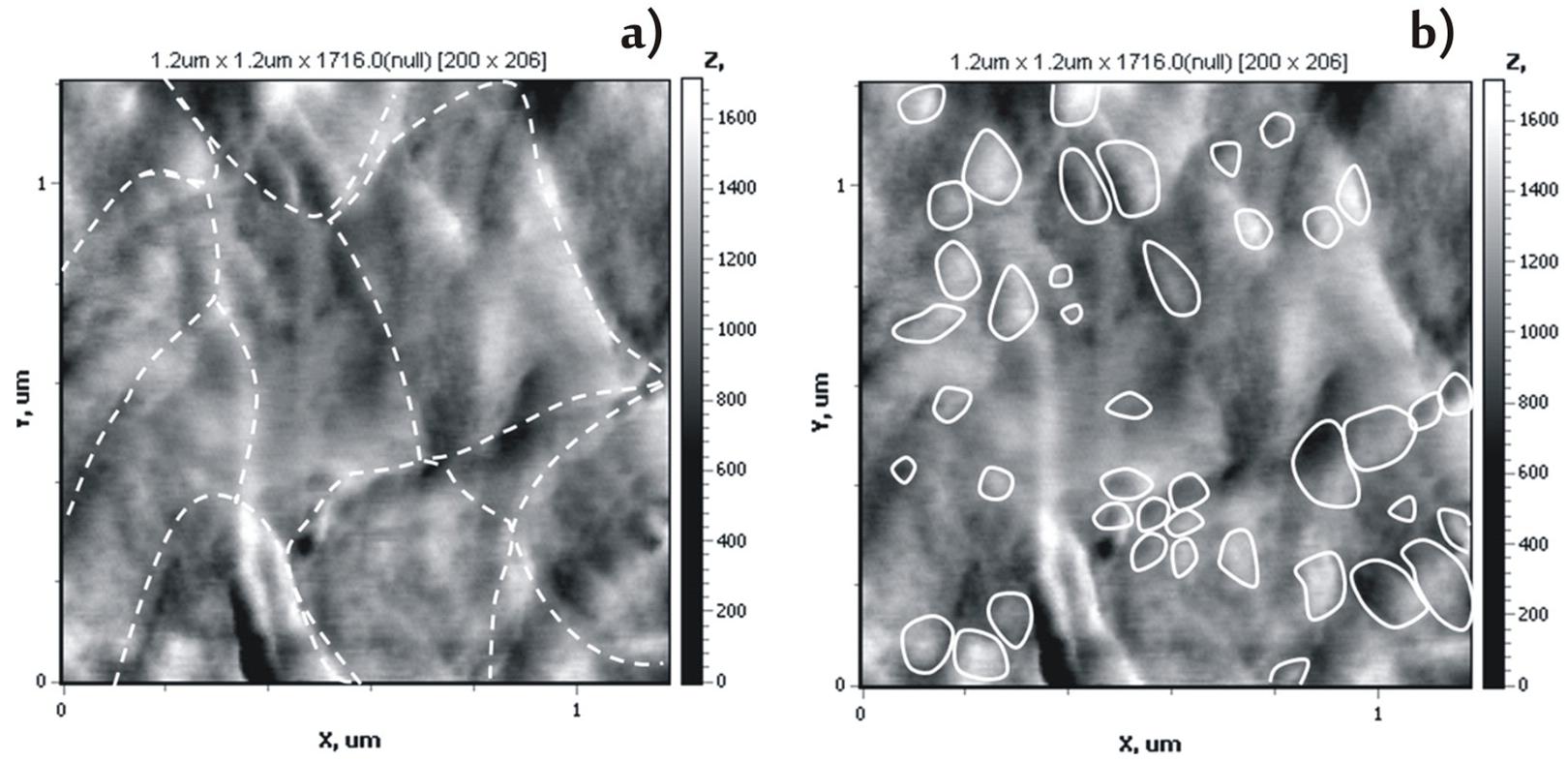 Microstructure Pattern Afm Afm - microstructure of cr-o(5)-n coating with big grains