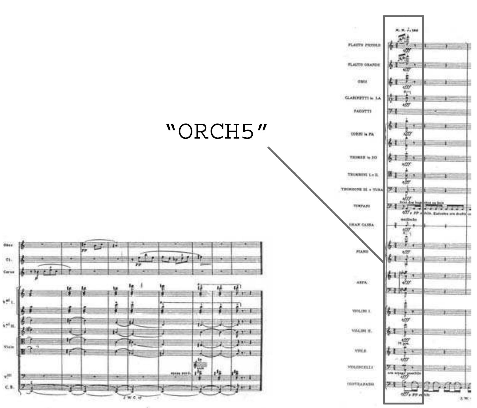 Example 1. Stravinsky, The Firebird Suite (1919 version), Khorovod & Infernal Dance.