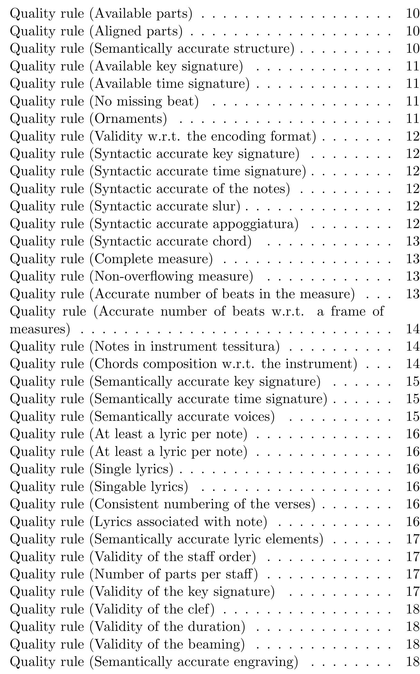 (PDF) Data Quality Rules for Digital Score Libraries