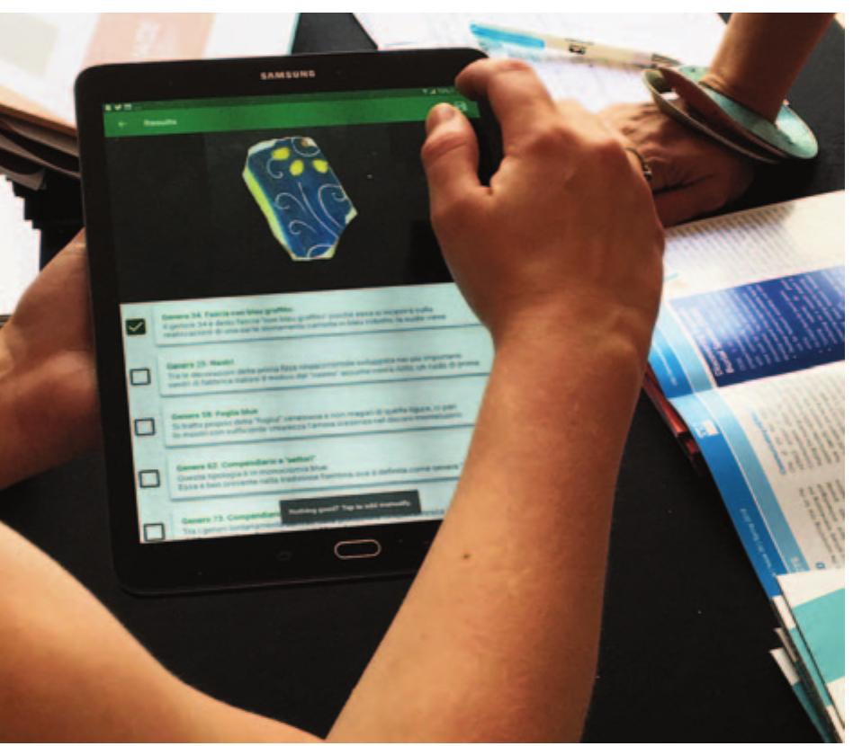 or application — as in the case of ArchAIDE'! — determines new informational structures and may even lead to changes in the content itself. From the digitisa- tion/datafication perspective (Gattiglia 2015)'2, datafication represents a chang- ing and unstable representation and can be seen as a performance (Manovich 2013). In the performance, algorithms (in particular Deep Learning) deliver infor- mation and define how it is presented to the users. The performances vary, given when and who uses the app. For example, the same potsherd of Majolica of Mon- elupo photographed with different devices or light conditions or viewpoint, etc., and sent to ArchAIDE classifier always has the 83% probability of being in the top ive responses, but with a different level of confidence given by the algorithms. In other words, it could be on the top, middle, or bottom of the list, varying the con- ditions. This means that information cannot be reread because it changes every ime it is displayed. Nonetheless, performance and, therefore, datafication can perform hermeneutic tasks. The algorithms perform hermeneutics by extracting meaning from data, and the virtual cognitive process is embodied in computation- al media (Hayles 2017). This process can be considered cognition, which, unlike hinking, is achieved by humans and non-humans, including technology. Moreover. alaorithms “have 2 strona evolutionary potential than anv other  