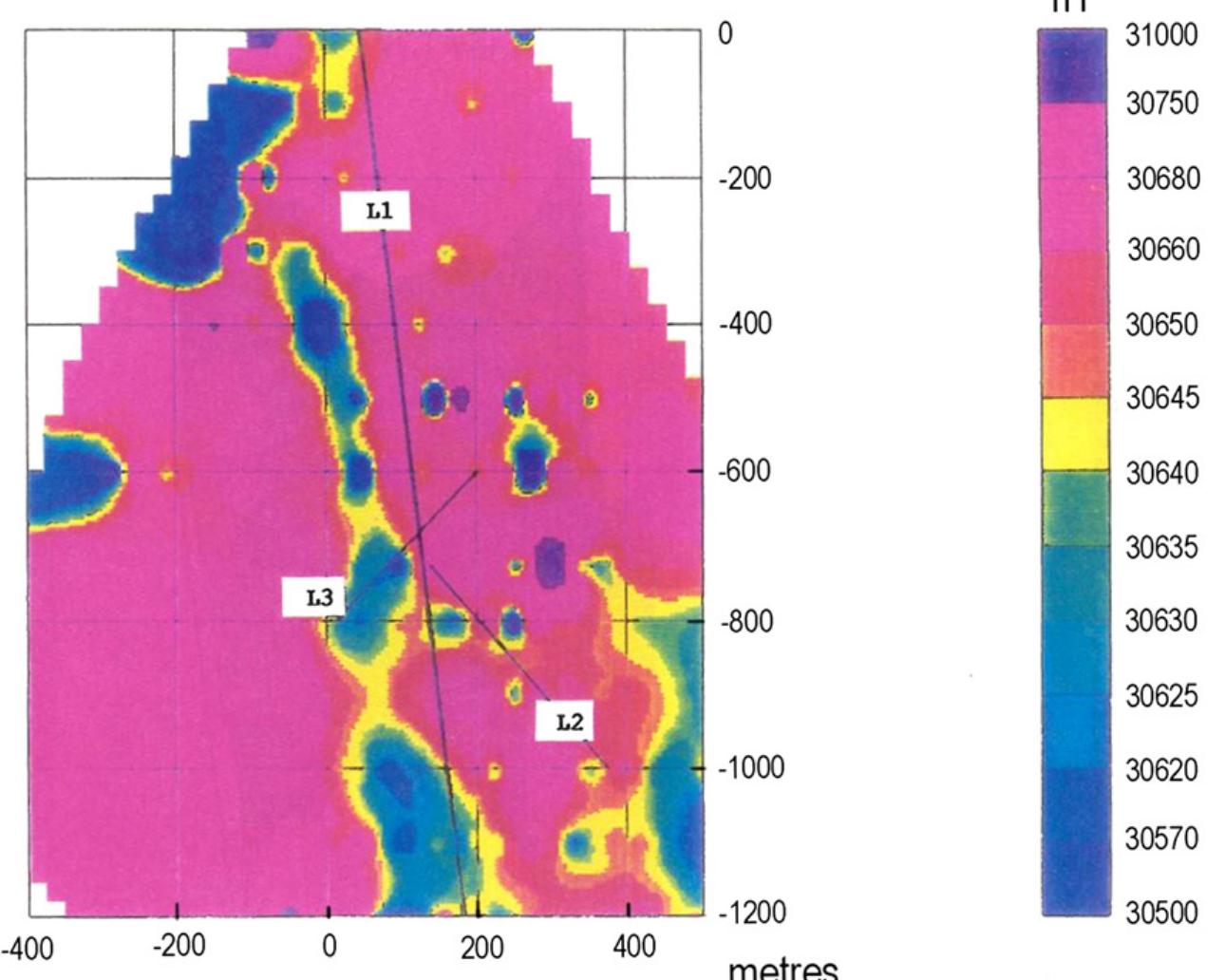 Dyke and structural interpretation map of the study area,