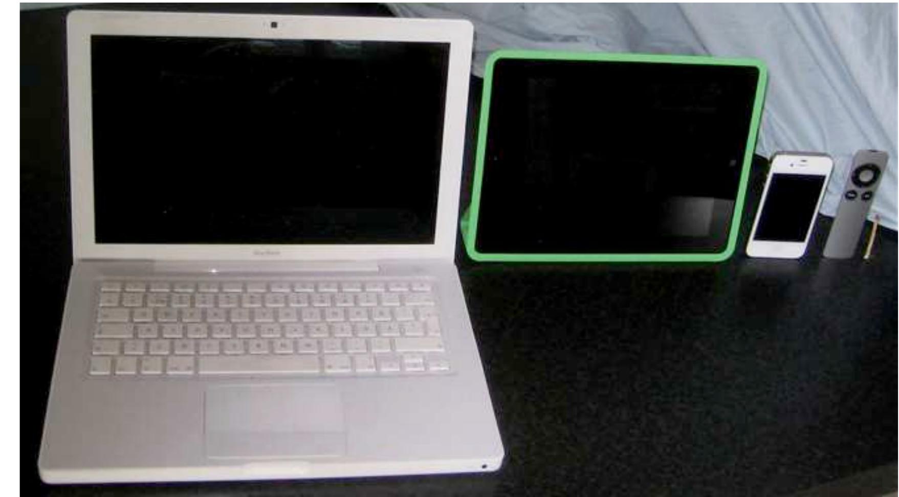 (15). shrinking size of computer devices compared to a
