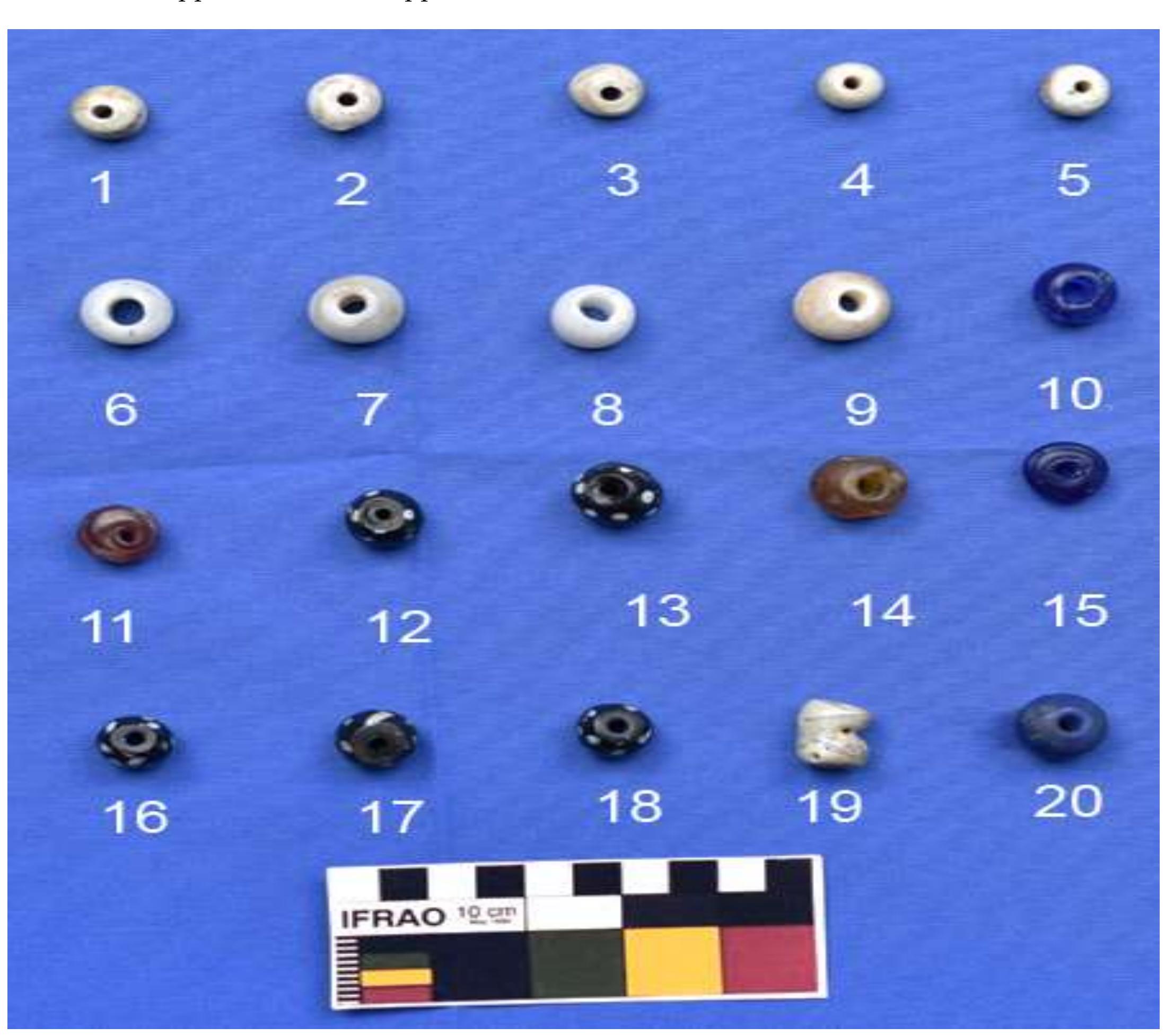 Fig. No. 04: Beads of different materials and shapes of Narla Asurgarh 
