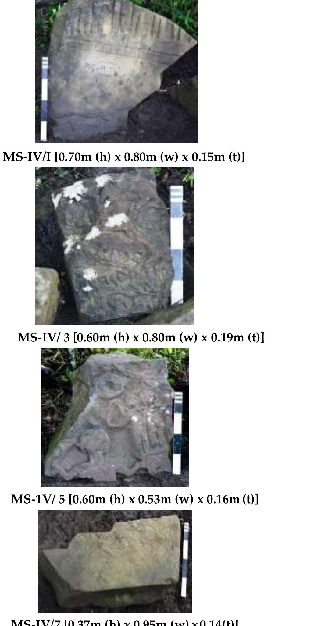 MS-IV/ 9 [0.80m (h) x 0.70m, (w) x 0.25m (t)] 