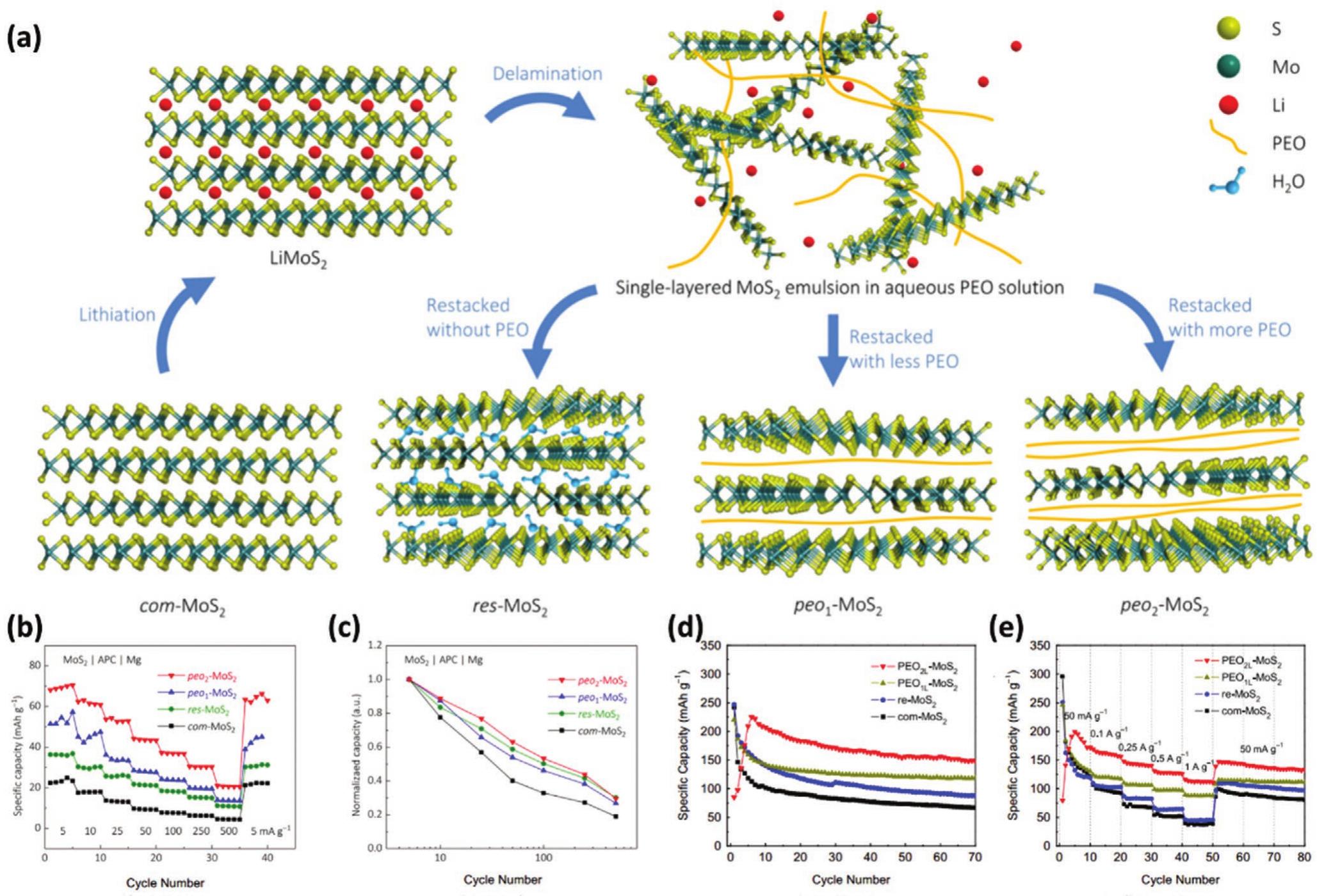 Mos Example (PDF) Interlayer Chemistry of Layered Electrode Materials in Energy ...