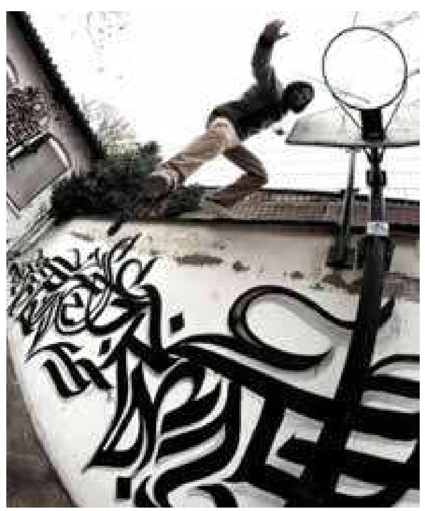 Figure 3. Artwork by urban artist Zepha (France, 2011) 