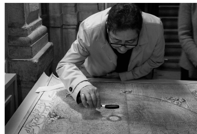 Shaykh Khaled Bentounes studying the map of Hact Ahmet (1599) at the Marciana library.  Bentounes as a guest speaker at the conference “Transnational Sufism in contemporaty societies,” Venezia, Fondazione Giorgio Cini. Photograph © Francesco Piraino, November 2017.  a_i  Our conference on “Common and Comparative Esotericisms: West ern, Islamic and Jewish” in 2018 involved a comparative analysis of the mutual influences of different religious phenomena, sometimes the resul of practical exchanges or fruit of the other’s imagination. For example, it Esoteric Transfers and Constructions, published subsequent to the conference we showed how Yemenite Jewish poetry was influenced by Sufism, anc Christian magic by Jewish magic. A further diverse example in this fielc was provided by a chapter on the occultist Aleister Crowley (1875-1945) who studied, imagined and invented another Islam.  Francesco Piraino and Mark Sedgwick, eds., Global  Sufism. Boundaries, Structures, and Politics (London: Hurst, 2019). 