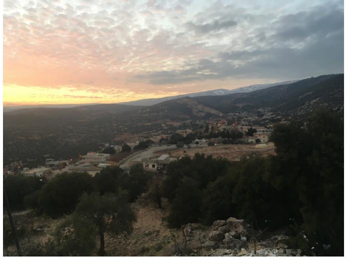 Fig. 1. The village of Beshwat in the Beqaa valley.  Paul Ricoeur, Temps et récit, vol. 3: Le temps raconté (Pais: Seuil, 1985), 271. 