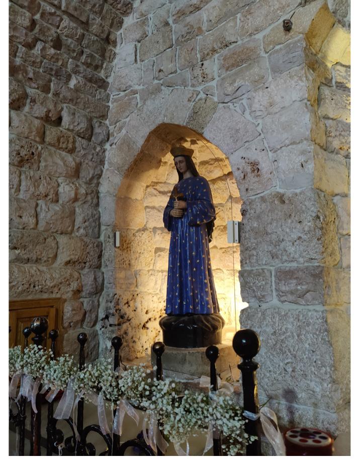Fig. 9. The statue of Our Lady of Beshwat. 